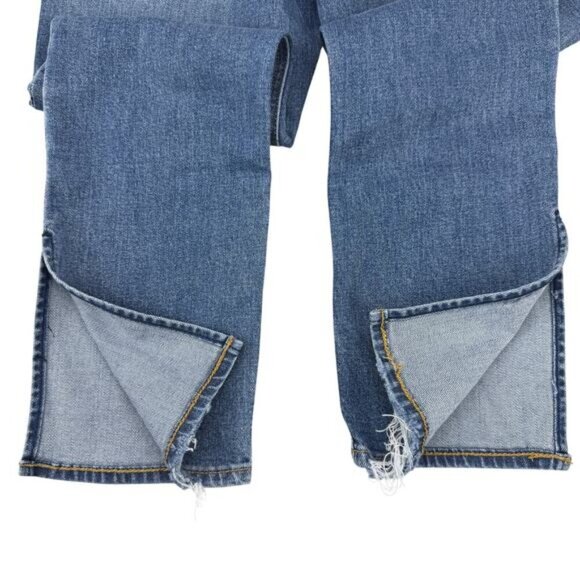 NWT RAG & BONE Nina High-Rise Ankle Flare Split Hem Jean Sz 25 Raw Destroyed Hem - Picture 10 of 10